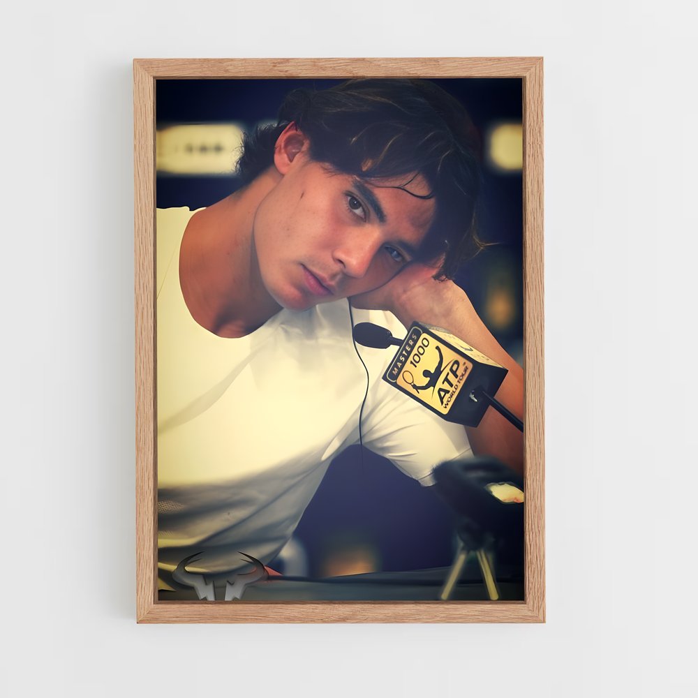 ap-rafael nadal-1 cadre Bois clair