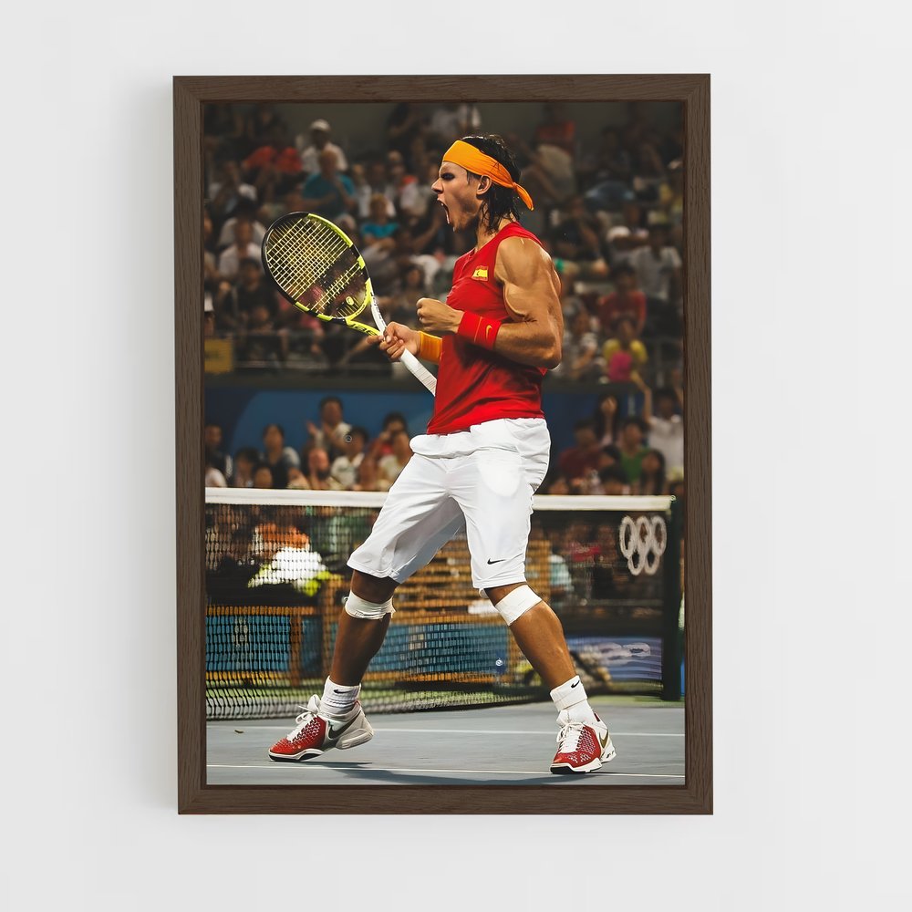 ap-rafael nadal-2 cadre Bois foncé