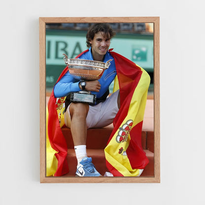 ap-rafael nadal-3 cadre Bois clair