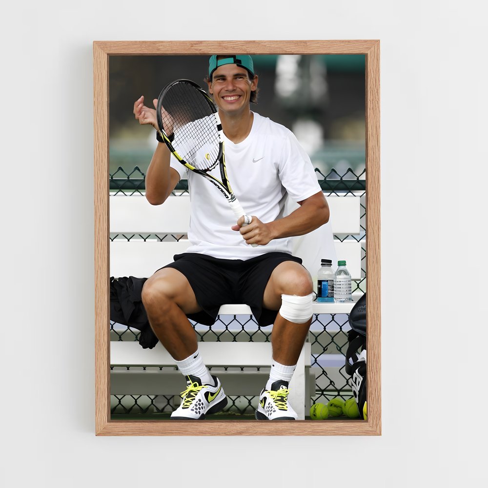 ap-rafael nadal-4 cadre Bois clair