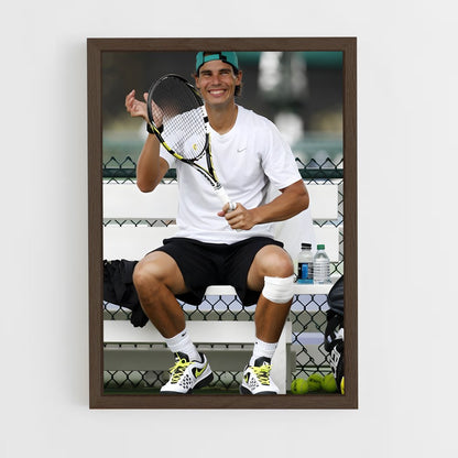 ap-rafael nadal-4 cadre Bois foncé