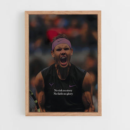 ap-rafael nadal-9 cadre Bois clair