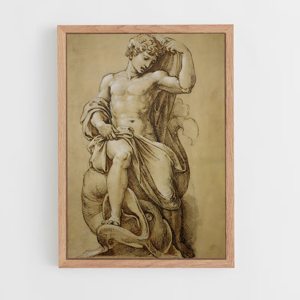 ap-raffaello sanzio-3 cadre Bois clair