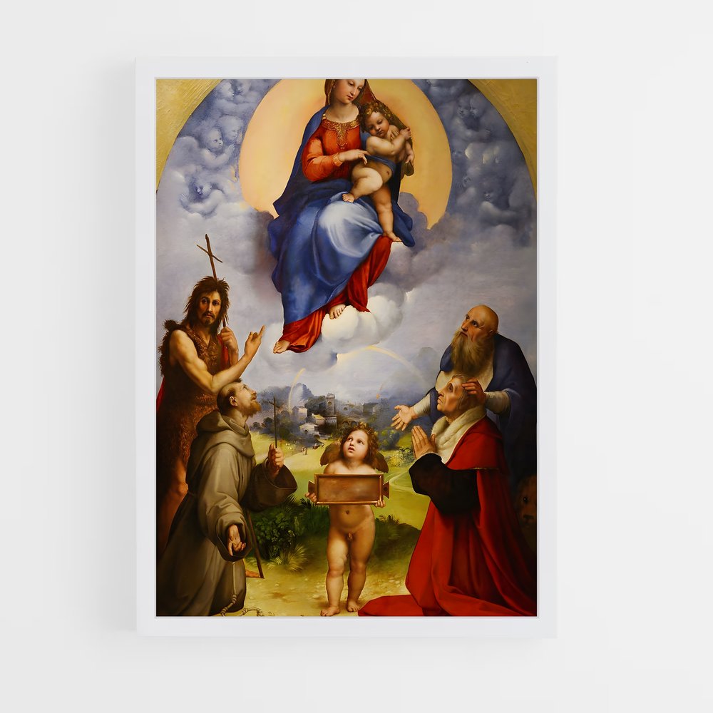ap-raffaello sanzio-4 cadre Blanc