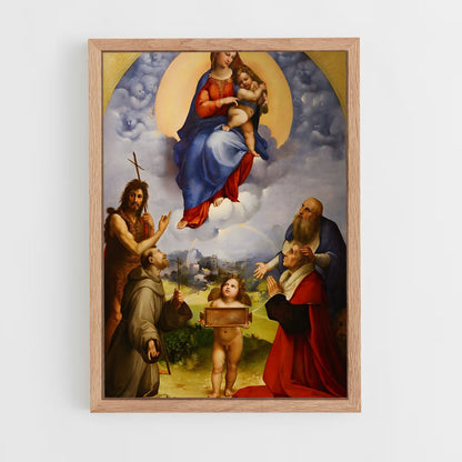 ap-raffaello sanzio-4 cadre Bois clair