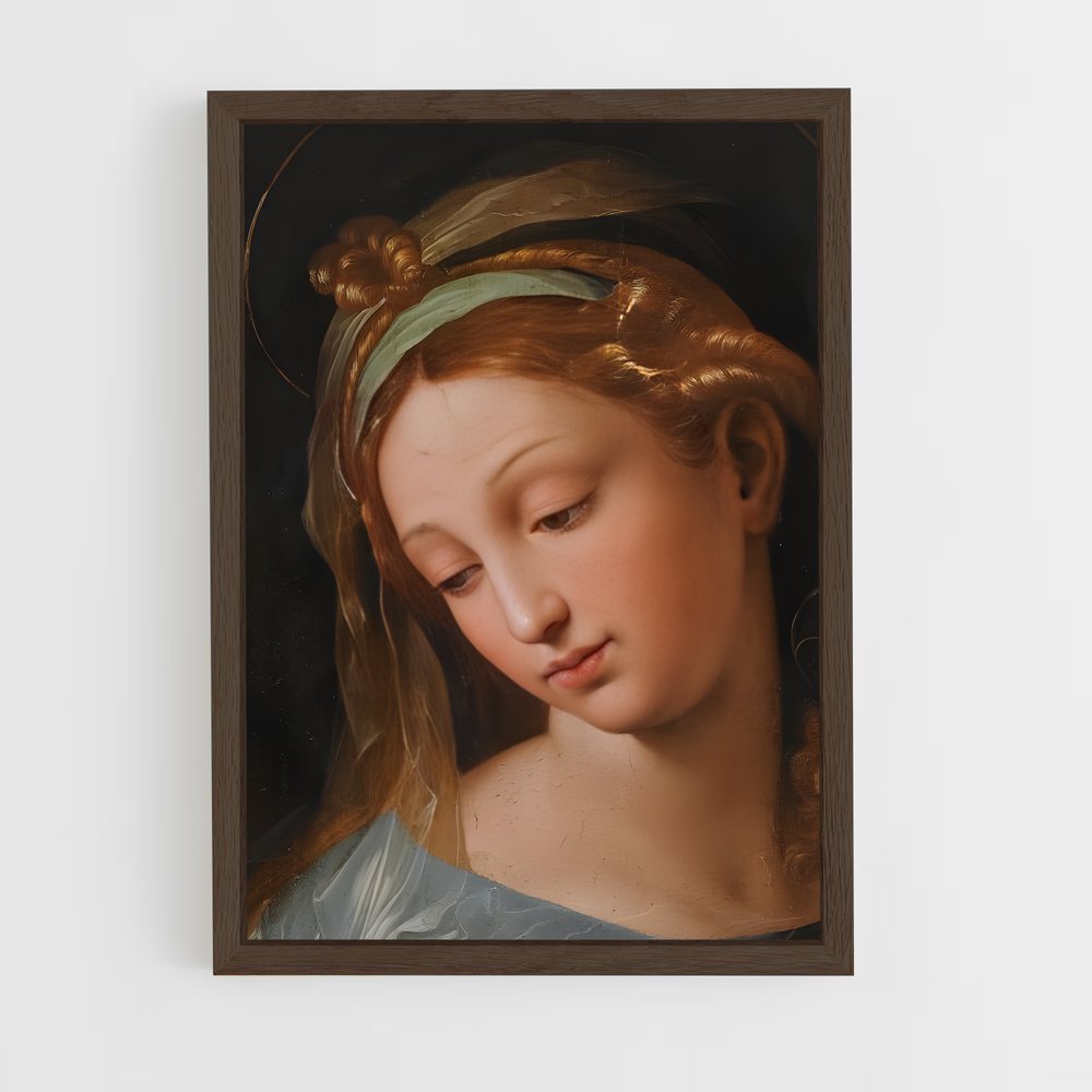 ap-raffaello sanzio-5 cadre Bois foncé