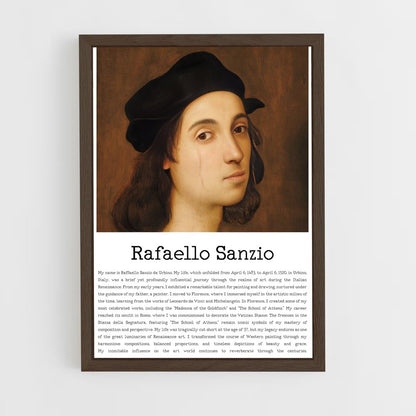 ap-raffaello sanzio-6 cadre Bois foncé