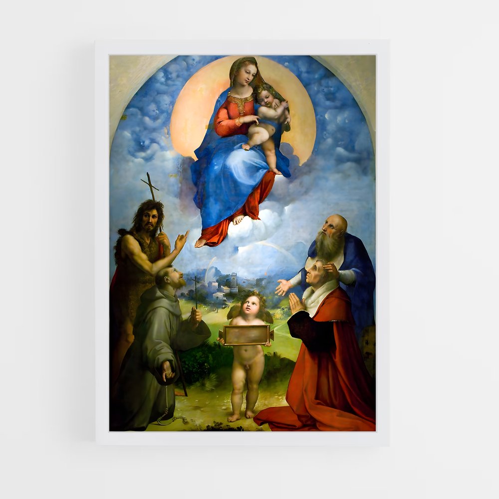 ap-raffaello sanzio-7 cadre Blanc