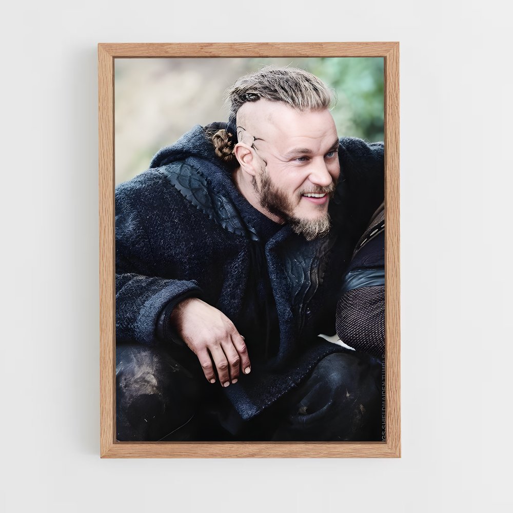 ap-ragnar lothbrok-10 cadre Bois clair