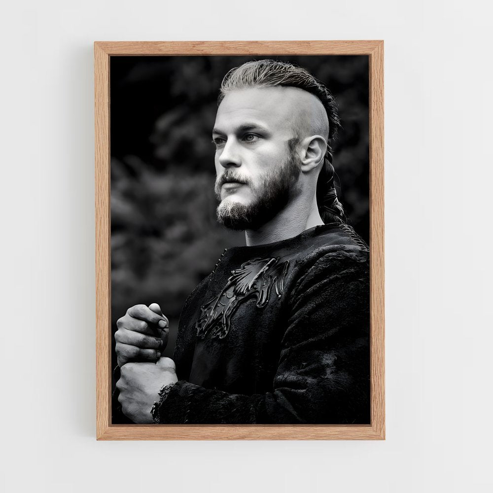 ap-ragnar lothbrok-14 cadre Bois clair