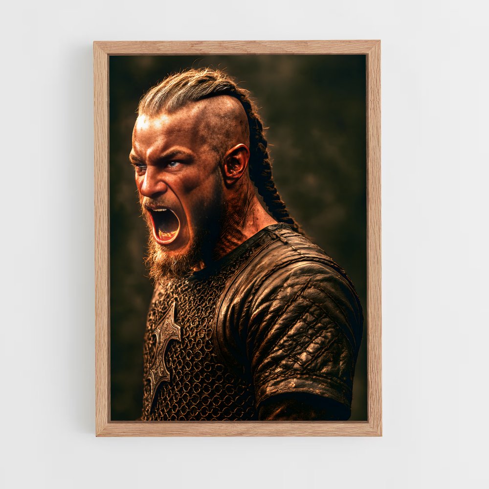 ap-ragnar lothbrok-3 cadre Bois clair