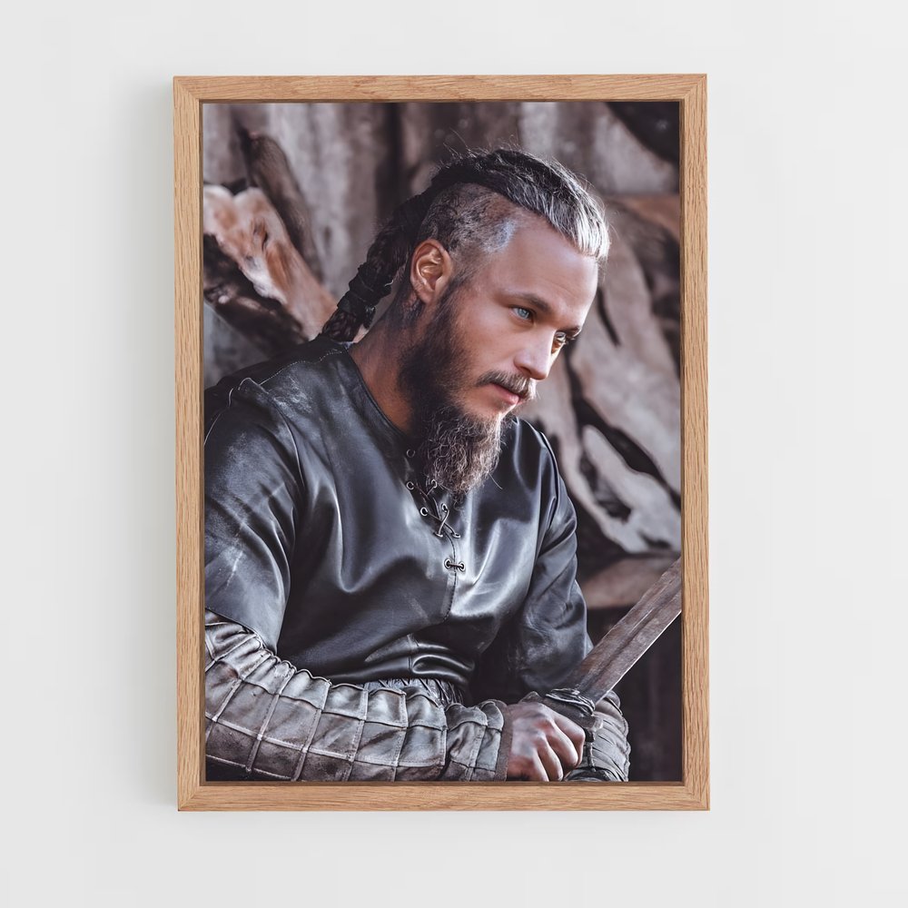 ap-ragnar lothbrok-6 cadre Bois clair