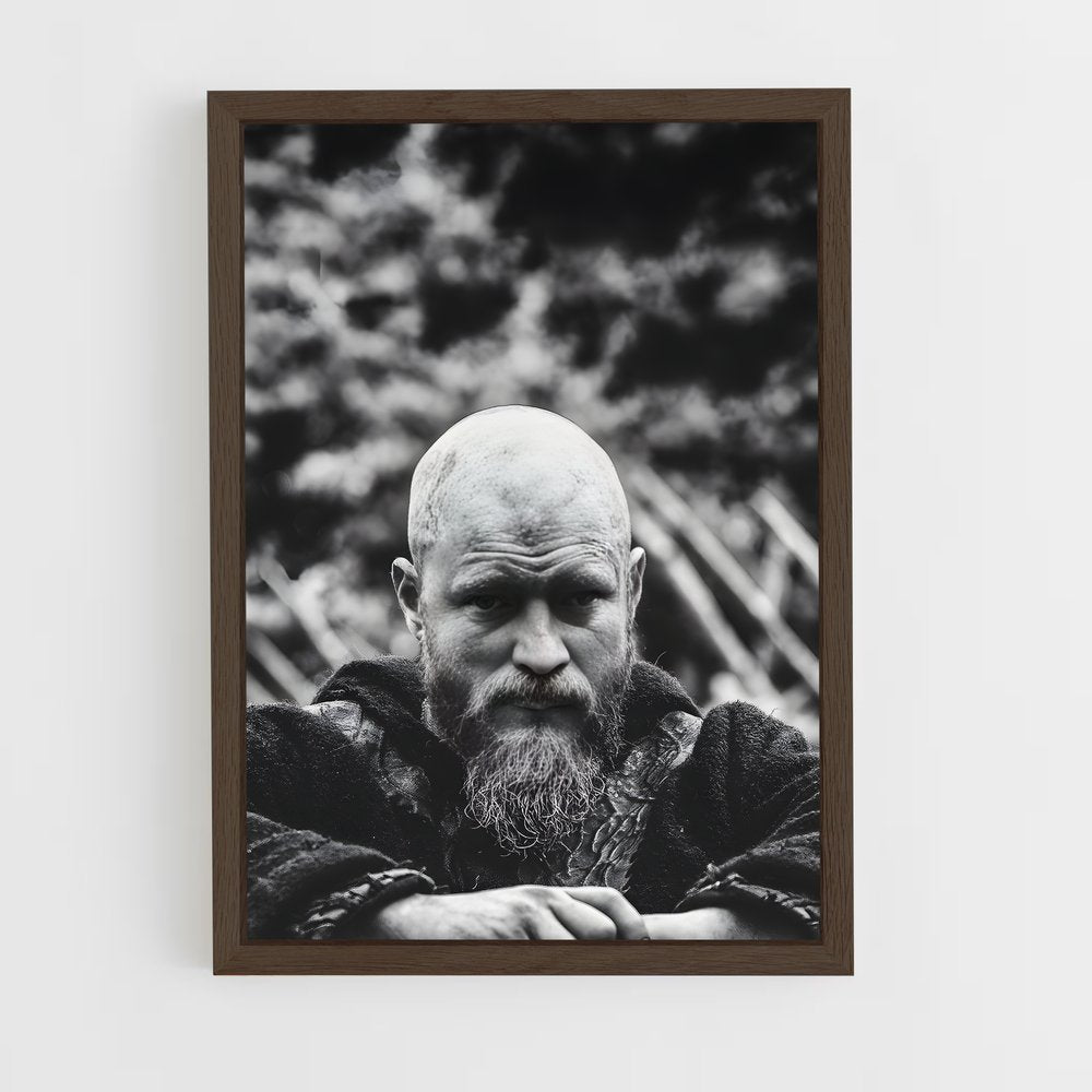 ap-ragnar lothbrok-8 cadre Bois foncé