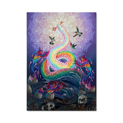 Poster Serpent Arc-en-Ciel