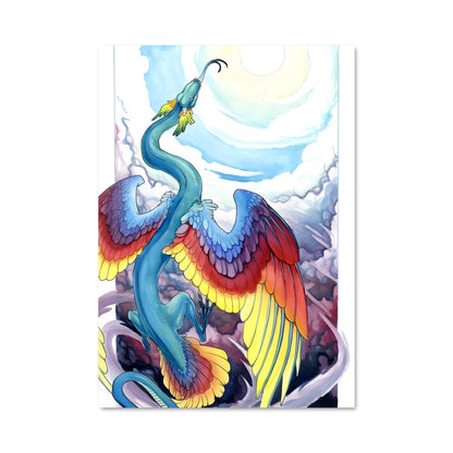 Poster Oiseau Arc-en-Ciel