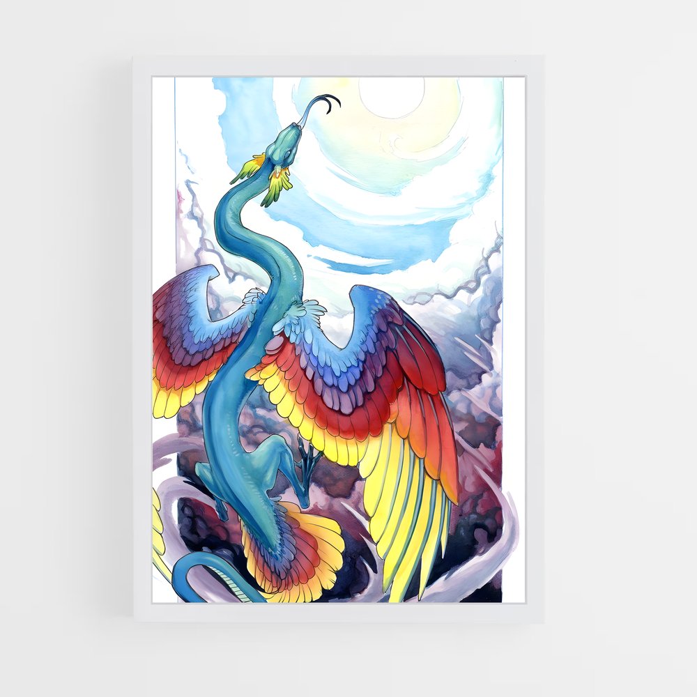 ap-rainbow serpent-6 cadre Blanc