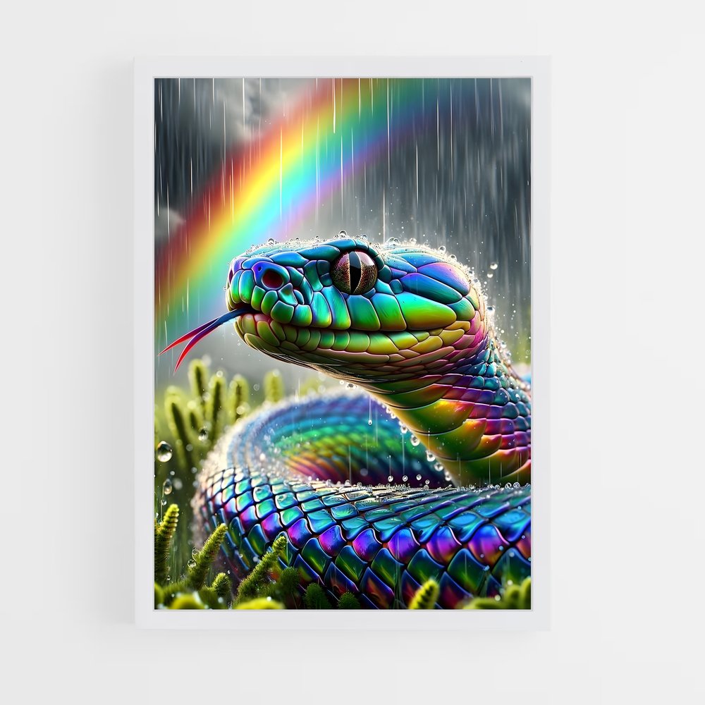 ap-rainbow serpent-8 cadre Blanc