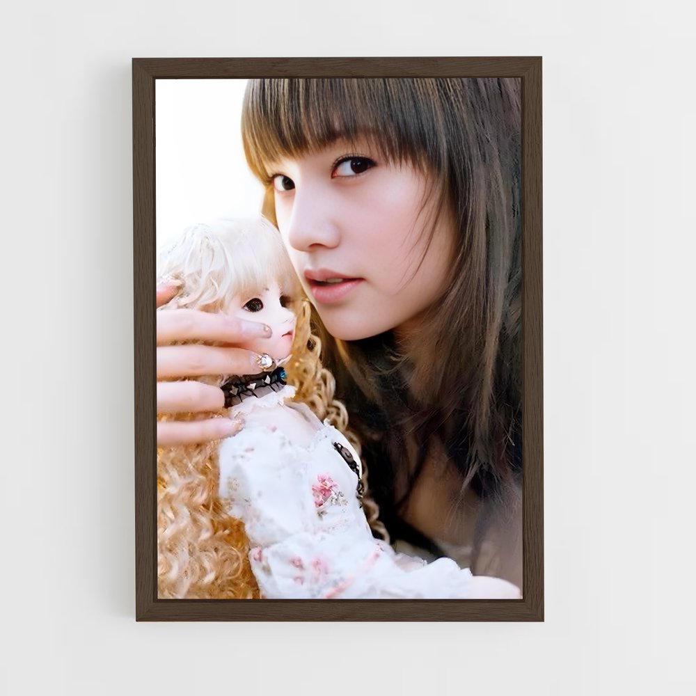 ap-rainie yang-8 cadre Bois foncé