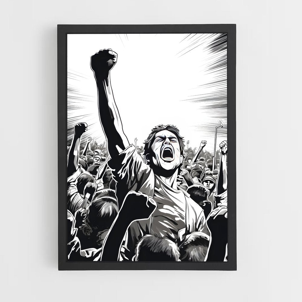 ap-raised fist-1 cadre Noir