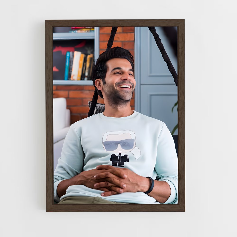 ap-rajkummar rao-1 cadre Bois foncé