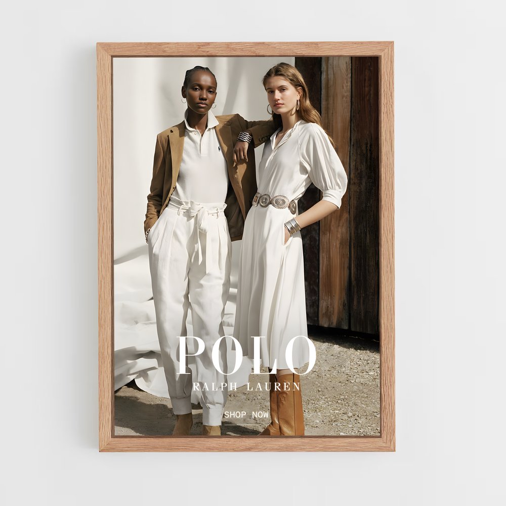 ap-ralph lauren-9 cadre Bois clair