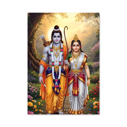 Poster Radha en Forêt