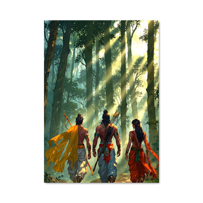 Poster Lumière Sylvestre