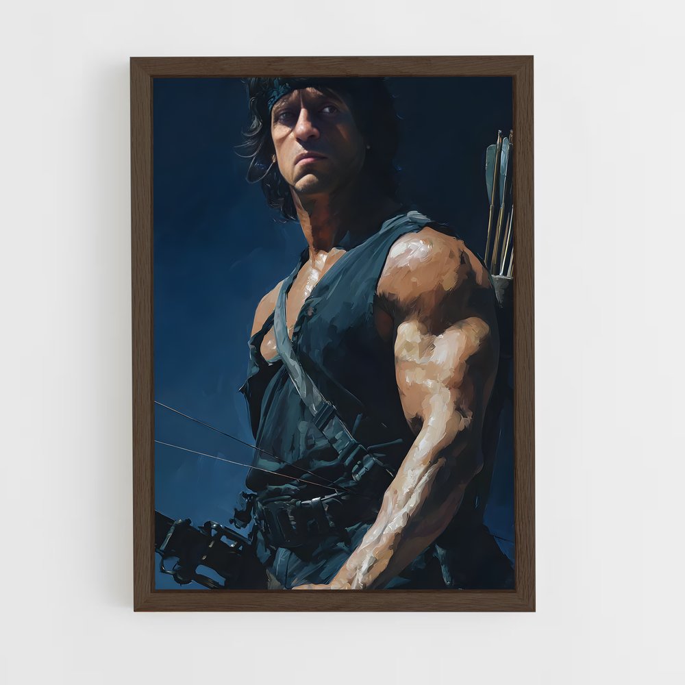 ap-rambo-3 cadre Bois foncé