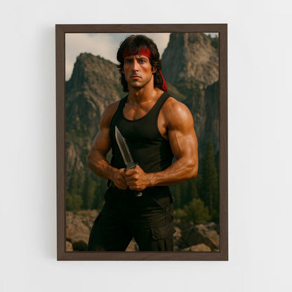 ap-rambo-9 cadre Bois foncé