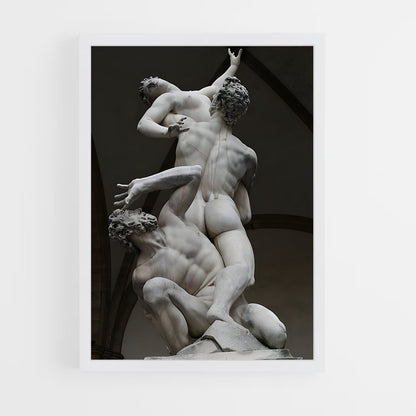ap-rape of the sabine women giambologna-1 cadre Blanc