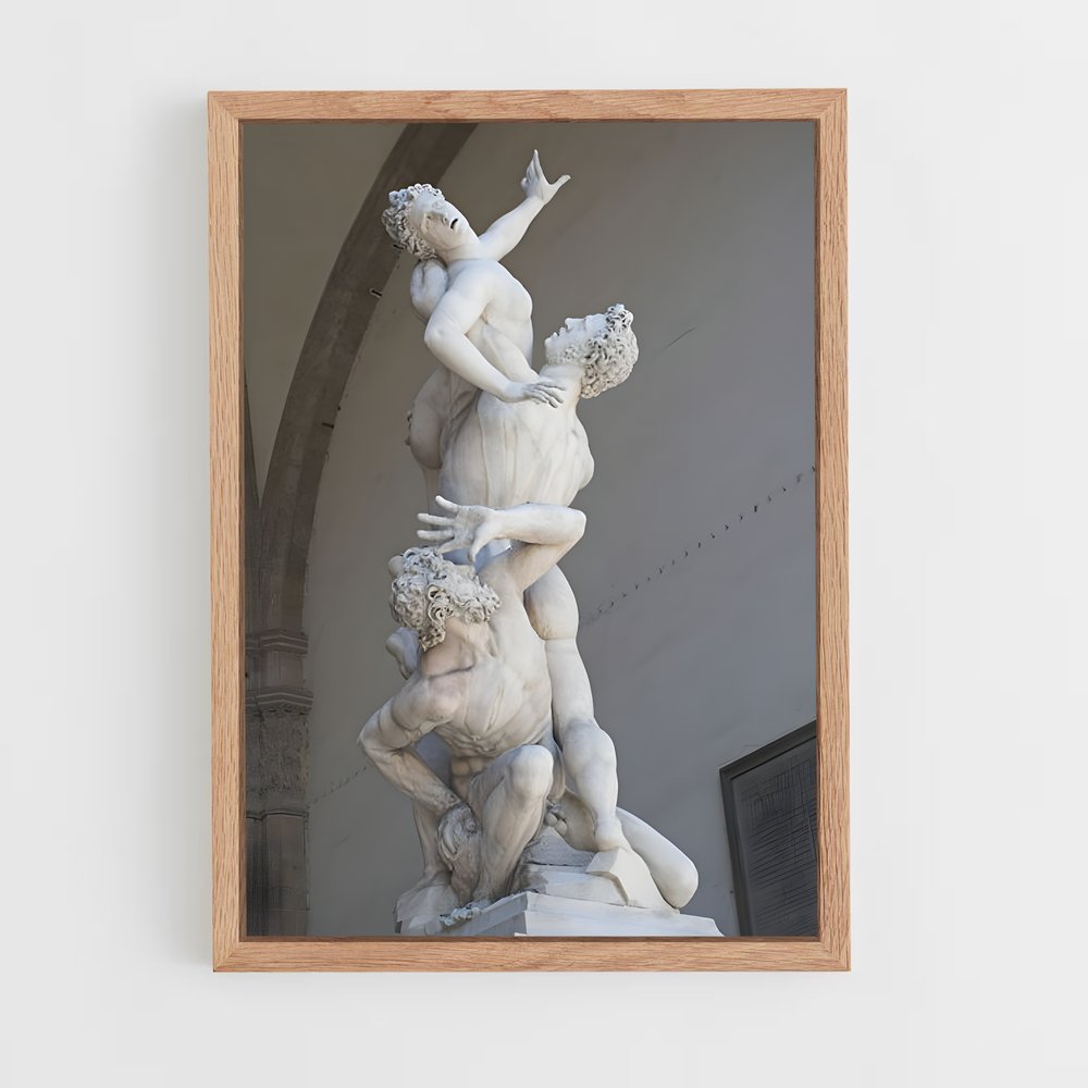 ap-rape of the sabine women giambologna-3 cadre Bois clair