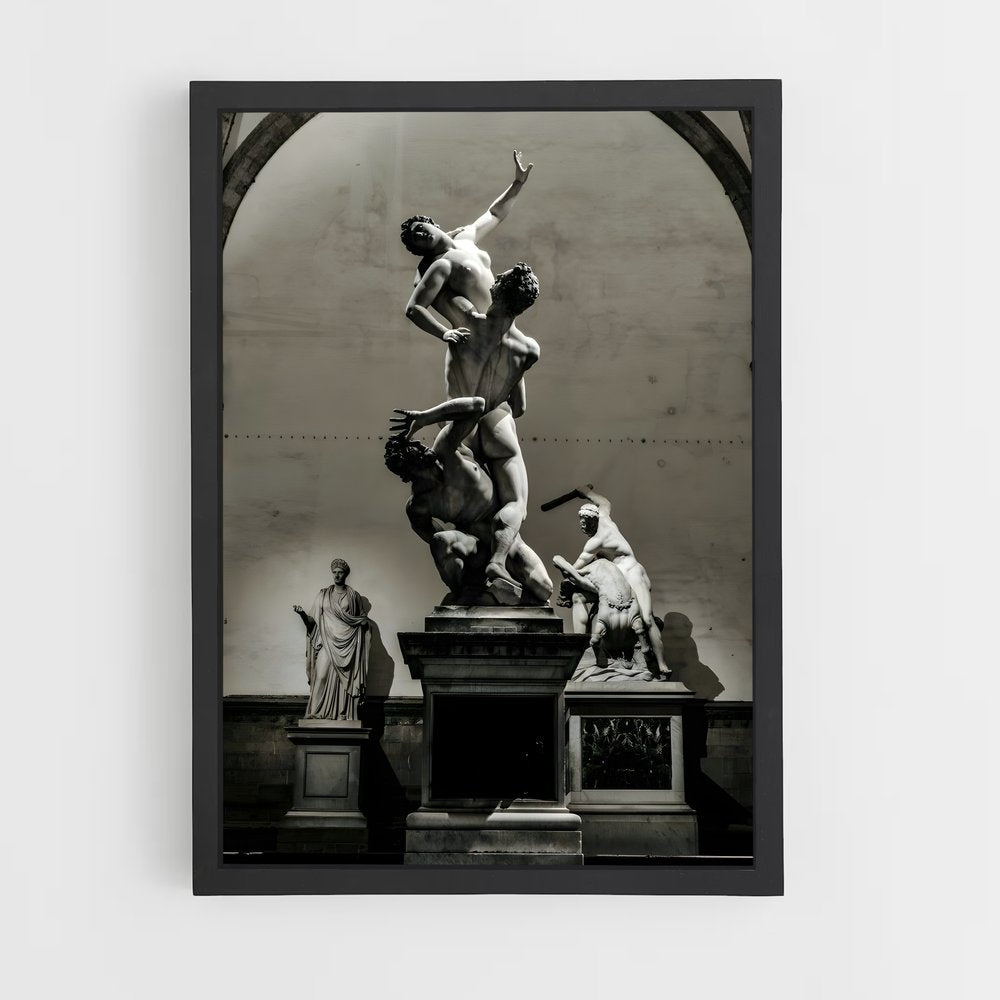 ap-rape of the sabine women giambologna-4 cadre Noir