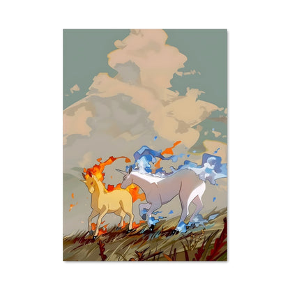 Poster Flamme Éthérée
