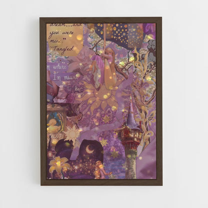 ap-rapunzel-2 cadre Bois foncé