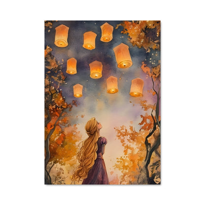 Poster Lanternes Étoilées