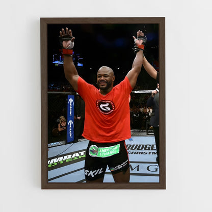 ap-rashad evans-1 cadre Bois foncé