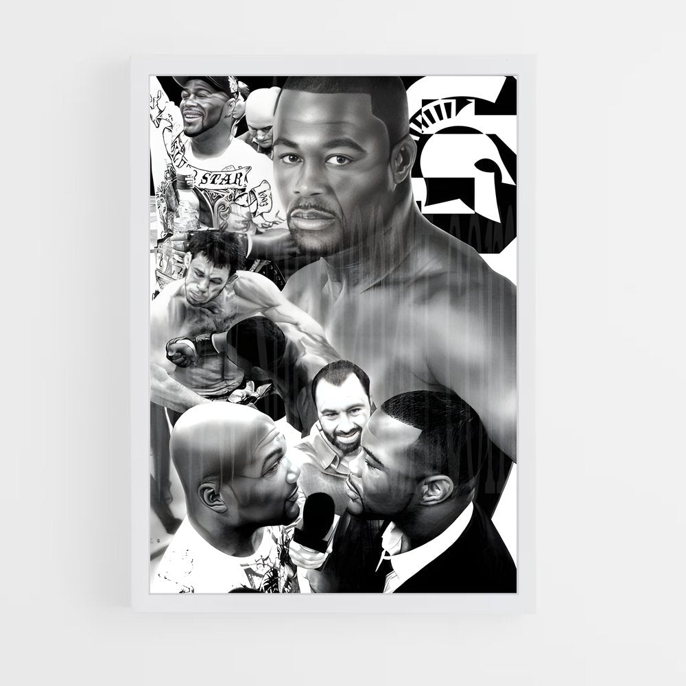 ap-rashad evans-2 cadre Blanc
