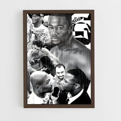 ap-rashad evans-2 cadre Bois foncé