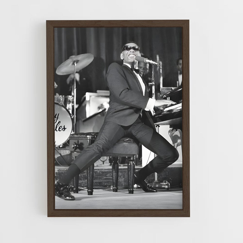 ap-ray charles-3 cadre Bois foncé