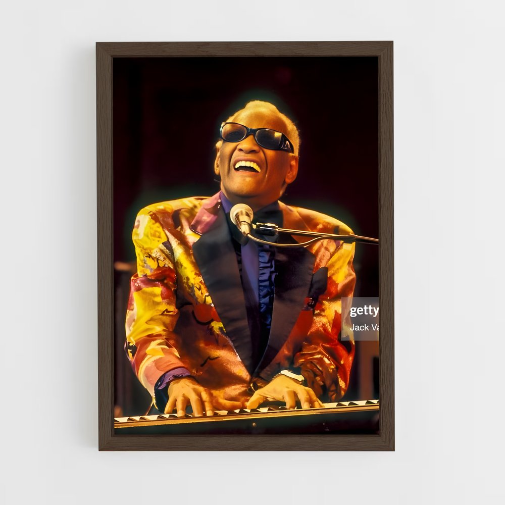 ap-ray charles-4 cadre Bois foncé