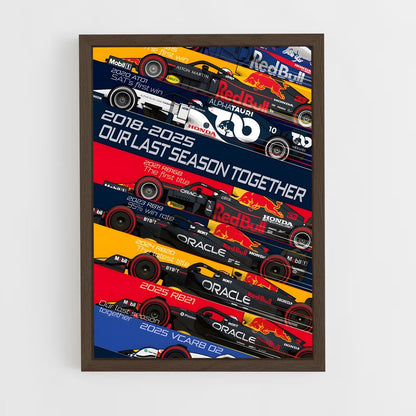 ap-rb f1 team-3 cadre Bois foncé