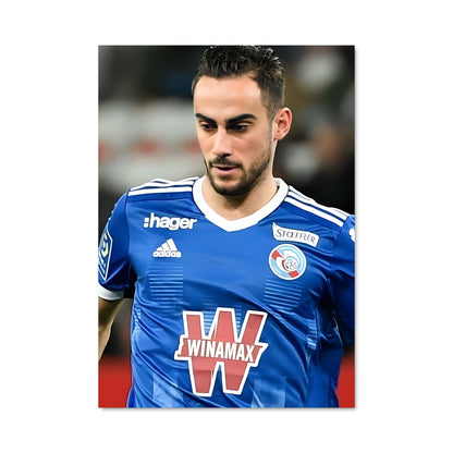 Poster Le Barbu en Bleu