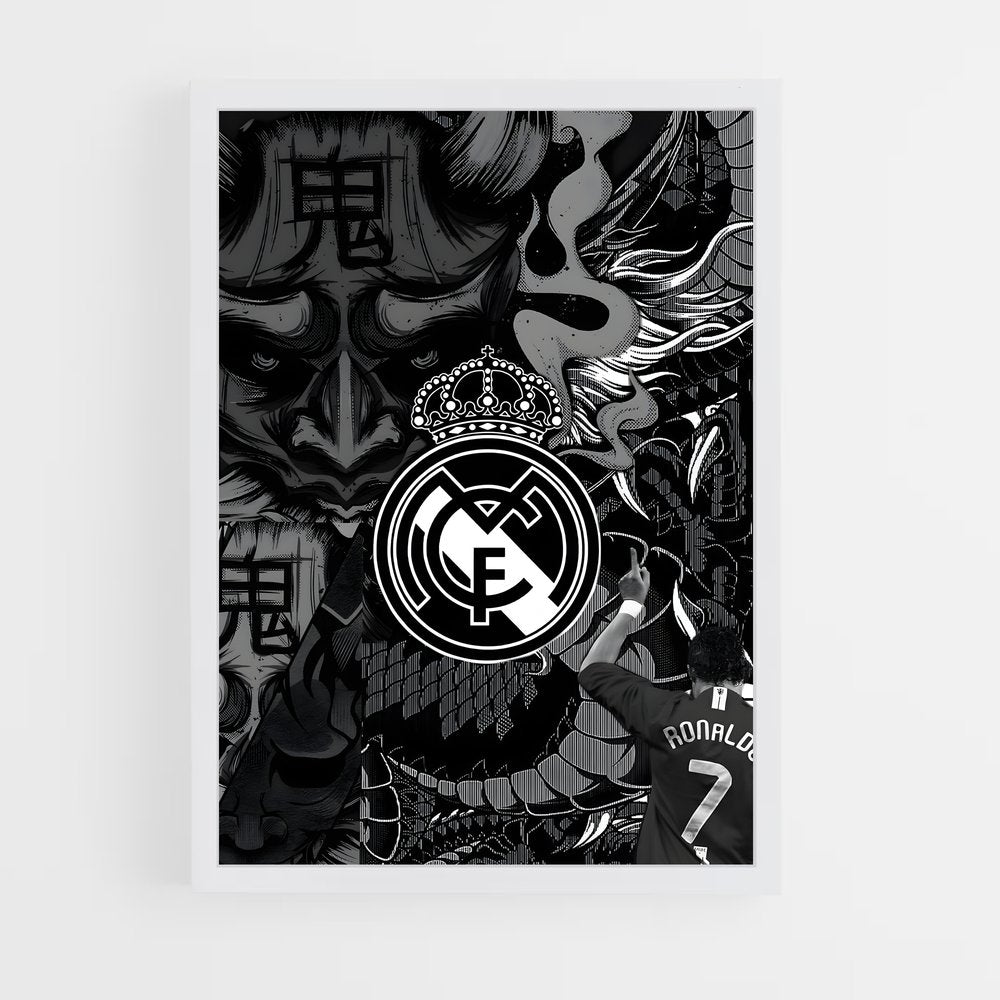 ap-real madrid cf-8 cadre Blanc