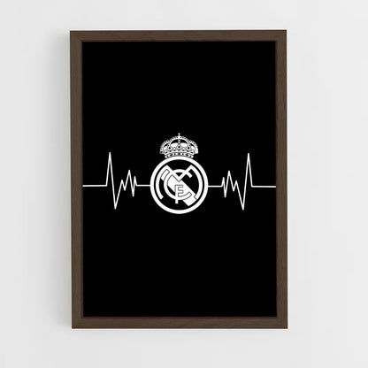 ap-real madrid cf-9 cadre Bois foncé