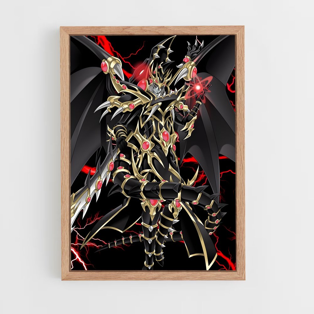 ap-red eyes black dragon-1 cadre Bois clair