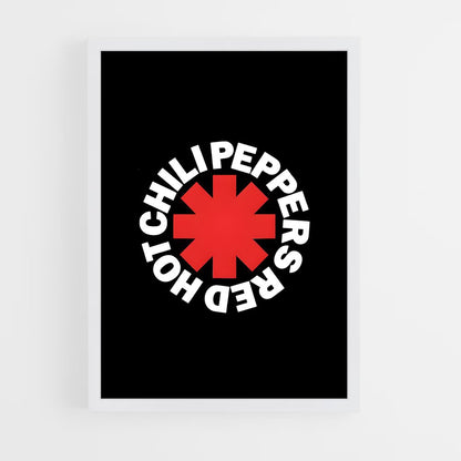 ap-red hot chili peppers-1 cadre Blanc