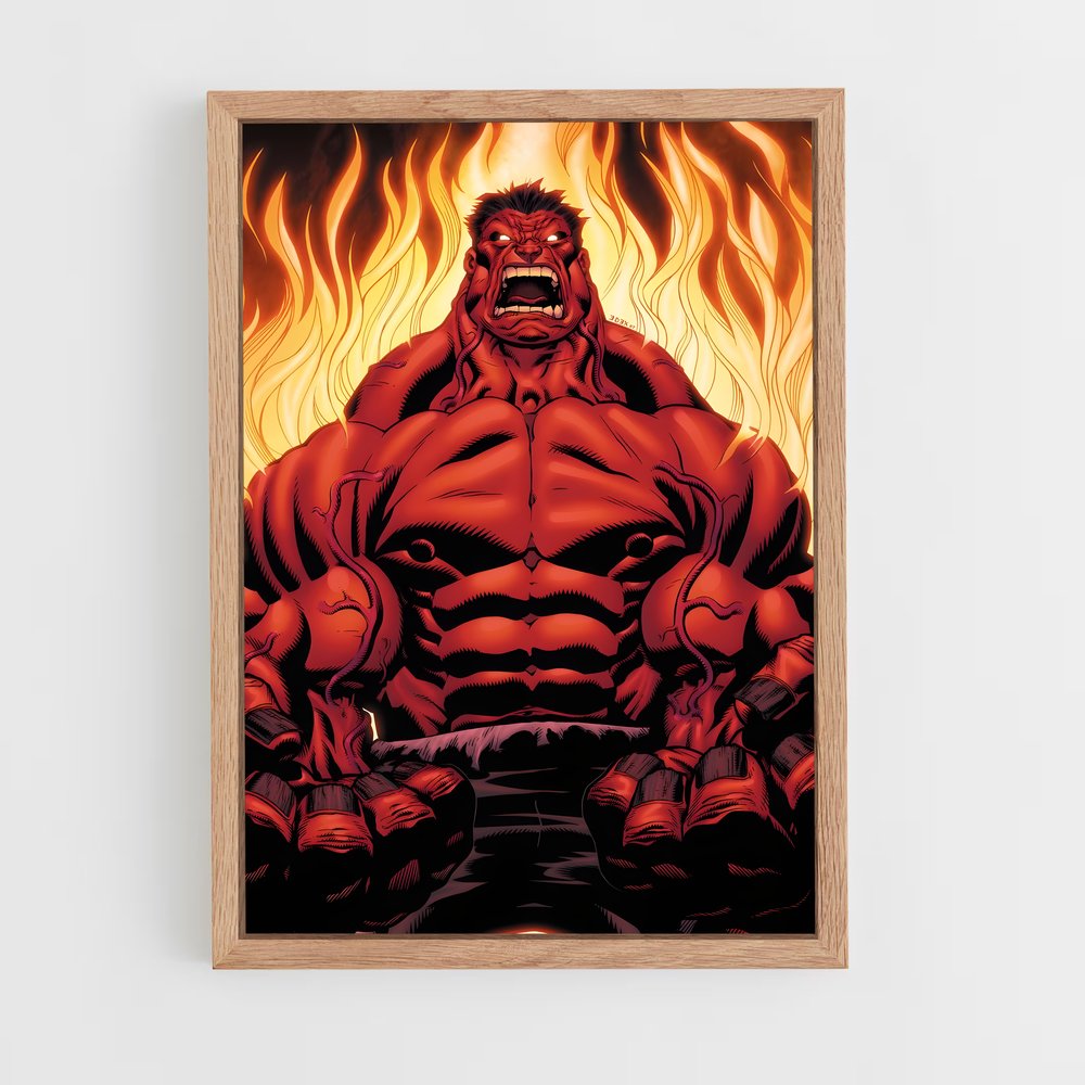 ap-red hulk-1 cadre Bois clair