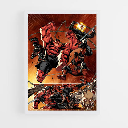ap-red hulk-12 cadre Blanc
