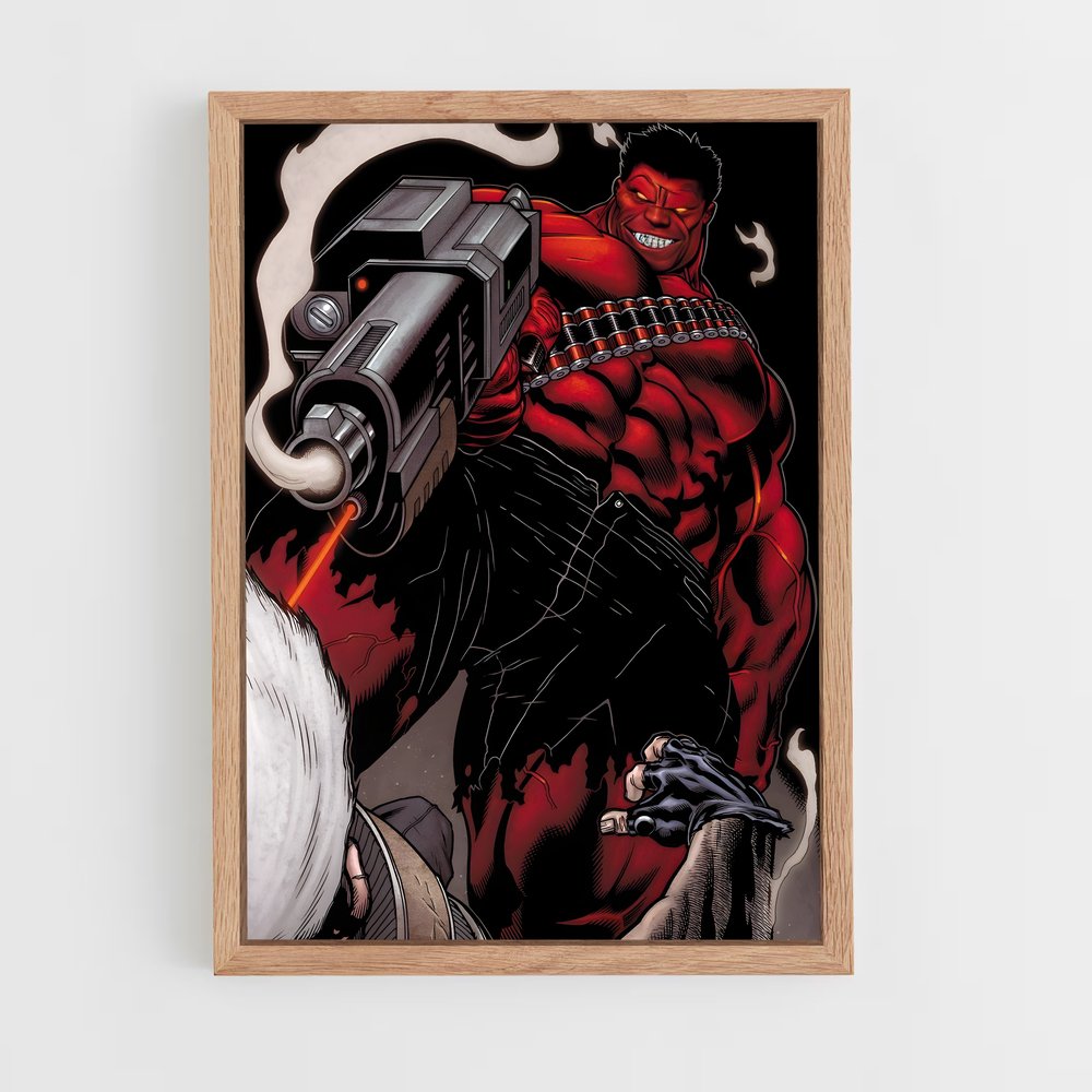 ap-red hulk-2 cadre Bois clair