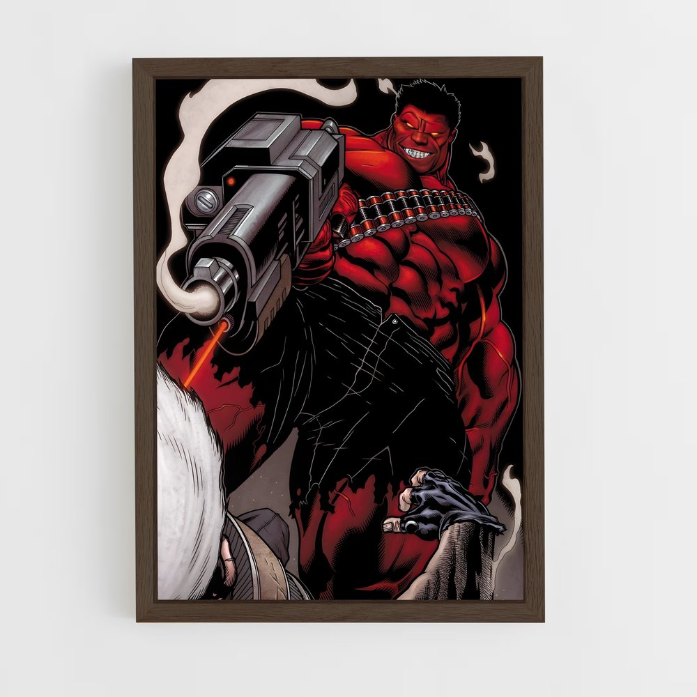 ap-red hulk-2 cadre Bois foncé